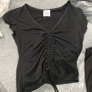 Black Tied Top